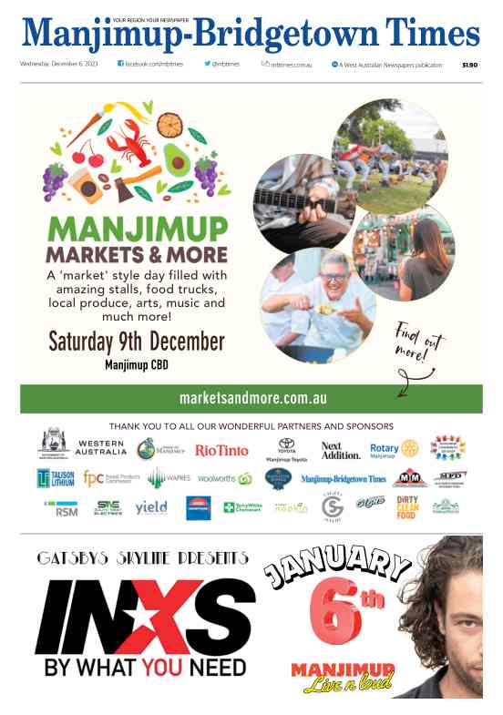 Manjimup-Bridgetown Times - Wednesday, 06 December 2023 edition